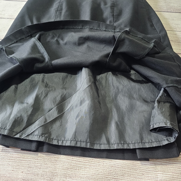 H&M Black Kick Pleat Skirt Size 4 - Picture 7 of 12